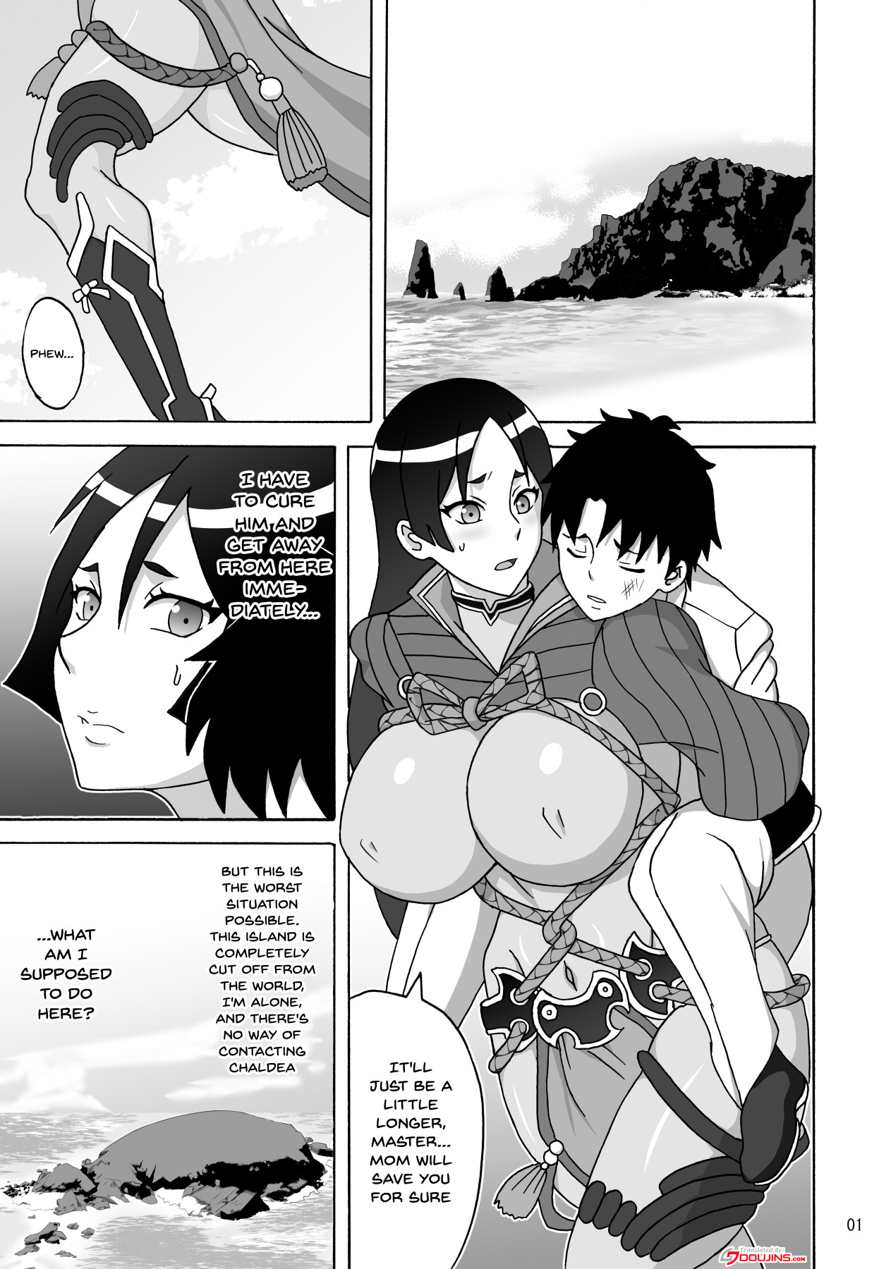 Hentai Manga Comic-There's No Way Mom Would Lose To a Cock!-Read-2